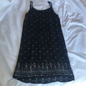 NWOT Black Print Dress